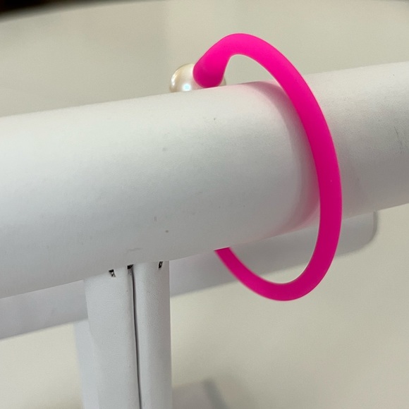 FRESH WATER PEARL | Silicone Jelly Bracelet | NEW! - Picture 5 of 11